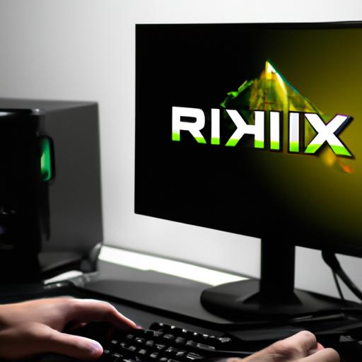 A person using Nvidia RTX Remix software to create stunning game mods.